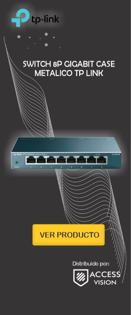 SWITCH 8P GIGABIT CASE METALICO TP LINK
